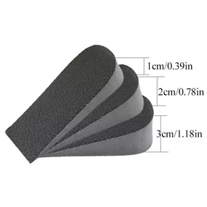 Men Women Invisible Height Increase Insoles Heel Lift Taller Shoe Inserts Pad UK - Picture 1 of 14