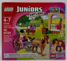 LEGO Friends Juniors:  Stephanie's Horse Carriage #10726 New Sealed Retired