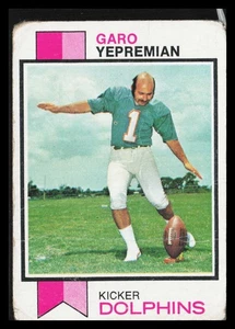 Topps Garo Yepremian 1973 #465 - Imagen 1 de 2
