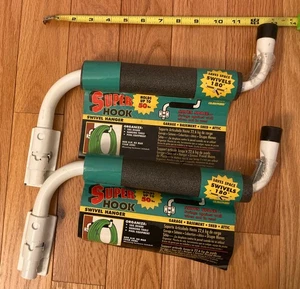 Lot of 2 Swivel Hangers 180 DEG. 50lbs/22.6kg Garage, Basement, Shed, Attic - Picture 1 of 1