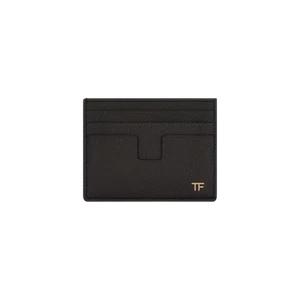 Tom Ford Small Grain Leather Card Holder Brown - Picture 1 of 4