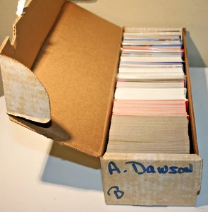 Tarjetas de béisbol Andre Dawson de los años 80 - 90 - 1 caja (725 tarjetas) - casi como nuevas - Imagen 1 de 6