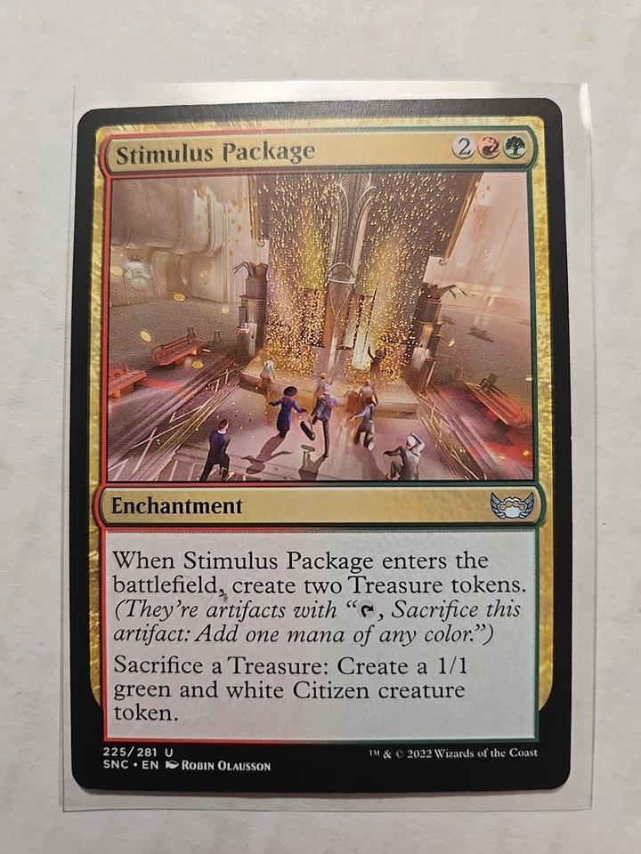 Stimulus Package - Streets of New Capenna - LP - Uncommon - Enchantment - MTG - Image 1 of 1