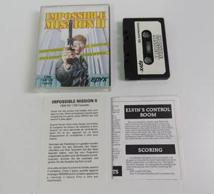 Impossible Mission II - Commodore 64 - C64 - Datasette / Kassette - CIB - OVP ! - Bild 1 von 2