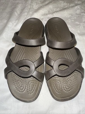 Sandalias Crocs Meleen Twist para mujer 6 marrones Foto 1 de 4