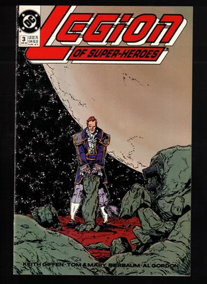 Legion of Super-Heroes #3  Death of Blok!    1989 Series   VF/NM DC Comic - Image 1 of 4