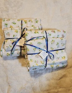 De Colección JC Penny Christine Muselina Floral Doble Sábana Plana y Funda de Almohada Queen MCM - Imagen 1 de 3