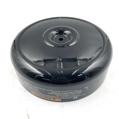 Cubierta de filtro de filtro de aire redonda negra brillante Harley 29400-08 08-11 huesos cruzados OEM Foto 1 de 4