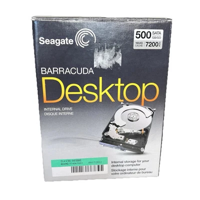Seagate Barracuda 500GB Internal 7200RPM 3.5" Hard Drive 16 MB Cache New - Image 1 of 4