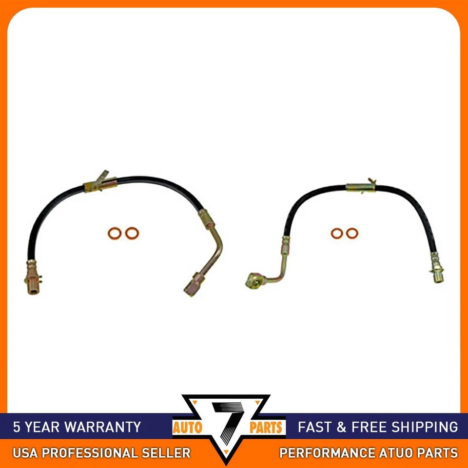 Mangueira hidráulica de freio dianteira esquerda direita Chevrolet S10 1991-1997 - Imagem 1 de 4