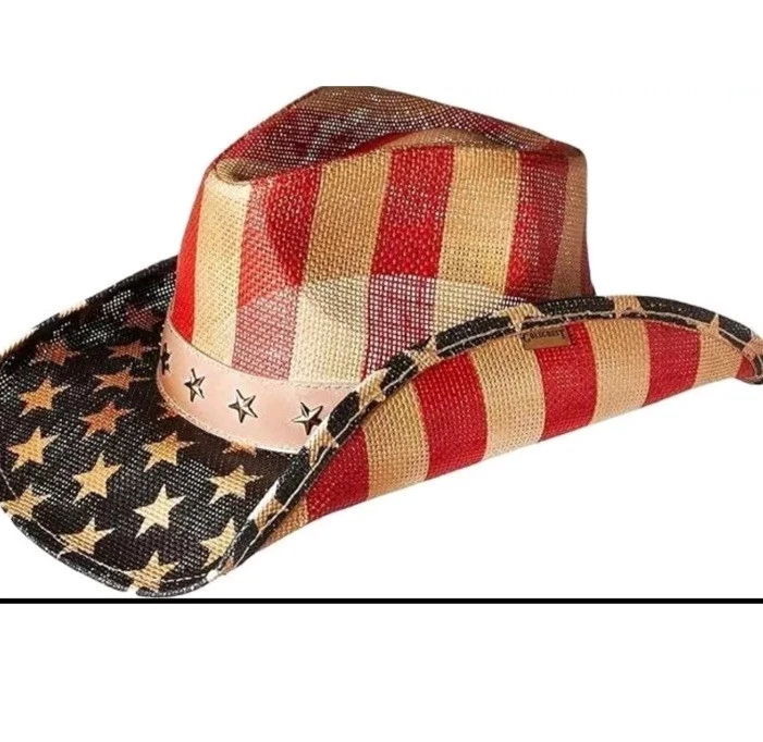 Ковбойская соломенная шляпа вестерн Gold Coast Peter Grimm SUNWEAR США - Изображение 1 из 2