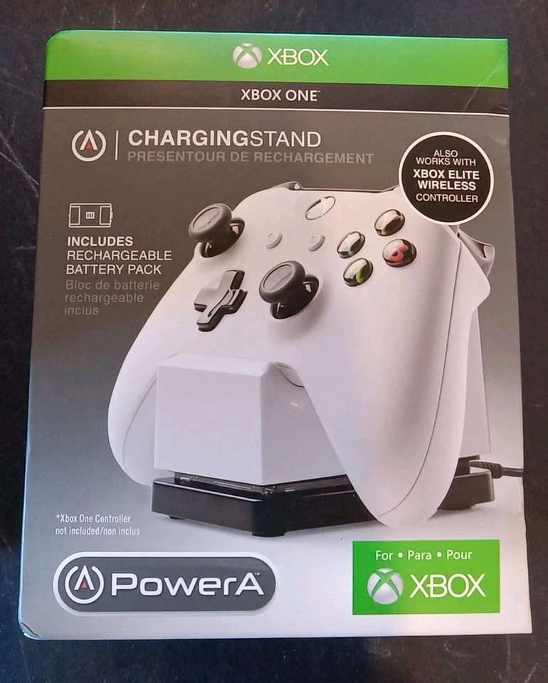 Xbox One - Charging Stand - PowerA - NEW In Box - White - Image 1 of 1