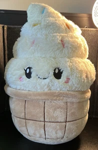 Rare Squishable Retired 18” Comfort Food Plush Vanilla Sprinkle Ice Cream Cone - Picture 1 of 7