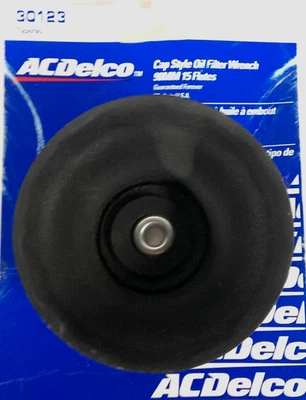 ACDelco 30123 Llave de filtro de aceite 90MM 15 flautas 3/8" Drive *Hecho en EE. UU.* Foto 1 de 4