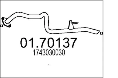 MTS Abgasrohr 01.70137 Endschalldämpfer für TOYOTA LAND CRUISER PRADO KDJ120 - Bild 1 von 4