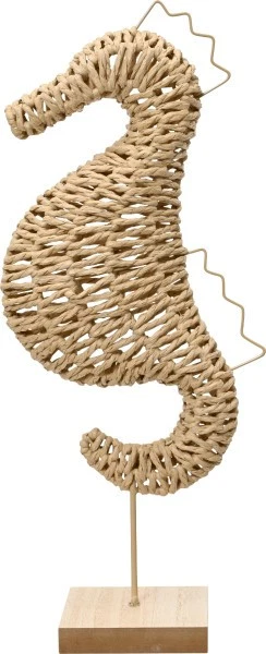 Kaemingk Tisch-Deko Seepferdchen 42 cm braun  Dekofigur - Bild 1 von 1