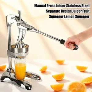 Manual Press Juicer Stainless Steel Separate Design Juicer Fruit Lemon Squeezer - Bild 1 von 14