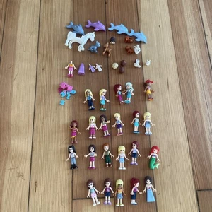 Lego Friends Minifigure Lot Of 22 Figures, Animals And Extras - Picture 1 of 5