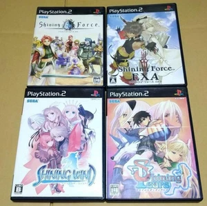 Shining Force NEO EXA Wind Tears Lot of 4 Set PS2 PlayStation 2 Japanese Tested - Picture 1 of 4