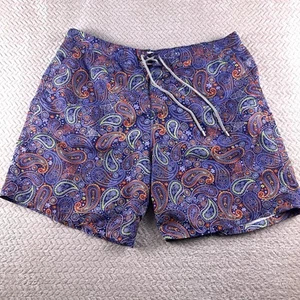 Bugatchi Swim Shorts Trunks XXL Paisley Colorful Multicolor - Picture 1 of 20