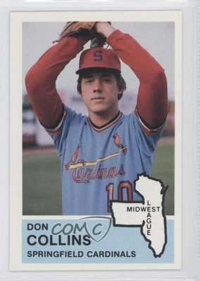 1982 Fritsch Midwest League Stars of Tomorrow Donald Collins Don Collins #277 - Image 1 of 2