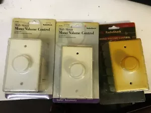 (10 pz) RadioShack Controllo Volume Montaggio a Parete Interruttore Audio DIPINGILI MALE!! - Foto 1 di 6