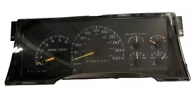95-00 Chevy GMC C/K Tahoe Suburban Speedometer Gauge Cluster Panel 210k OEM - Image 1 of 4