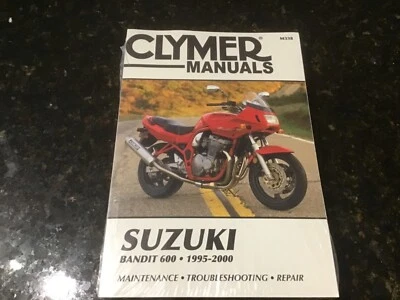 SUZUKI GSF600 & GSF600S 1995 to 2000 SERVICE REPAIR MANUAL BY CLYMER - Image 1 of 2