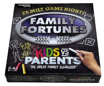 FAMILY FORTUNES GAME : Kids Vs Parents 2019 Edition - In Vgc (FREE UK P&P) - Image 1 of 4