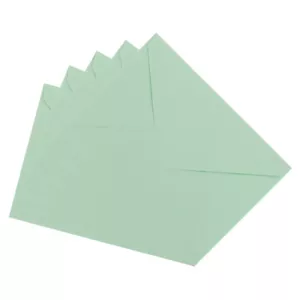5x7 Envelopes, 100Pcs A7 Size V Flap Invitation Envelopes, Grey Green - Picture 1 of 7