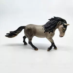 Schleich 2005 gris negro semental andaluz AM limas 69 3,5" H usado - Imagen 1 de 13