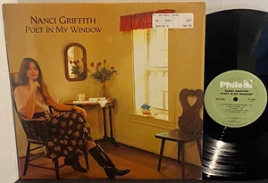 NANCI GRIFFITH Poet In My Window 1985 PHILO LP NM/EX OG Inner Lyric Slv SHRINK - Picture 1 of 2