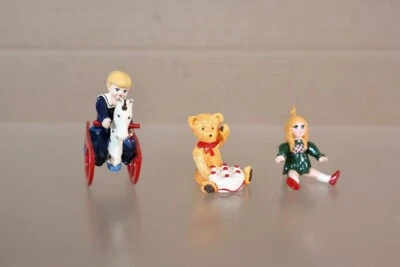 NIÑO MARINERO VICTORIANO NIÑOS con NIÑA HERMANA MECEDOR CABALLO Y OSO oj Foto 1 de 4