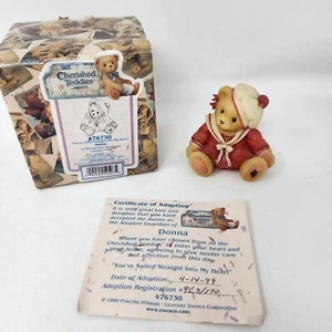 Vintage Cherished Teddies 476730 DONNA "You've Sailed Straight Into My Heart" - Picture 1 of 10