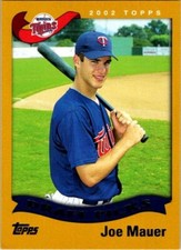 2010 Topps Cards Your Mom Threw Out #CMT-109 Joe Mauer Minnesota Twins 2002