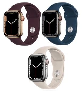 Apple Watch Series 7 41mm (GPS + komórka) obudowa ze stali nierdzewnej - doskonała - Zdjęcie 1 z 15