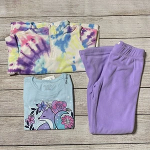 Girl Lot Of Clothes Size M (7-8). NWT! 3 Pieces For Fall/Winter. Colorful - Picture 1 of 13