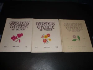Gardeners' Chronicle of America, 1928-1933 Gardening Journal 9 Issues - Imagen 1 de 1