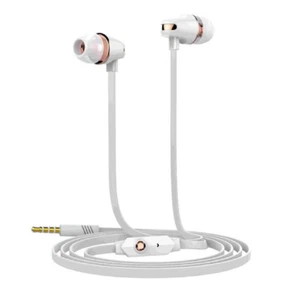 LANGSDOM In-Ear-Ohrhörer Kopfhörer mit Mikrofon Multifunktionstaste Weiß-Rose - Bild 1 von 9