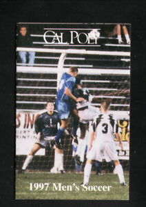 Cal Poly Mustangs--1997 Soccer Pocket Schedule--Bello's