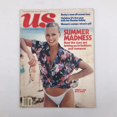 US Magazine August 7 1979 Cheryl Ladd in St. Croix Rocky Christina Onassis  - Image 1 of 4