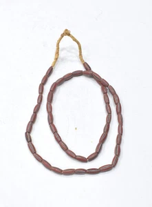 African Stripped Watermelon Beads Ghana - Picture 1 of 2