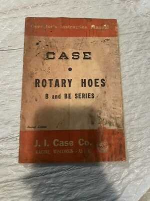 case operator manual rotary hoes b and be series - Image 1 of 4
