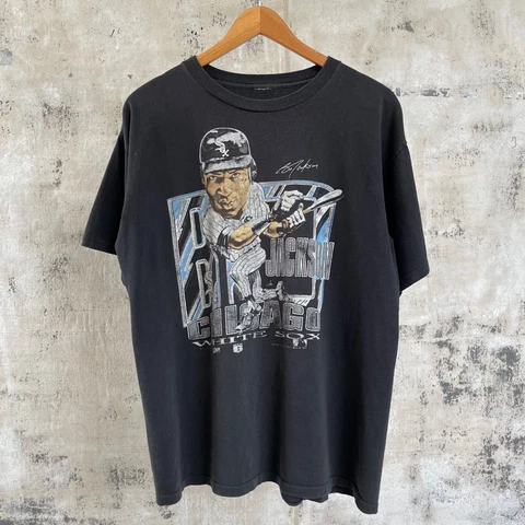 Vintage Bo Jackson White Sox T-shirt Size XL Big Head Caricature Cover