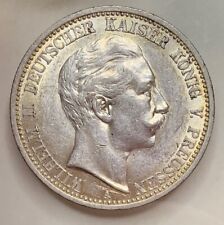 2 Mark 1911 A Kaiserreich . Preußen . Wilhelm II von Preußen . Silber