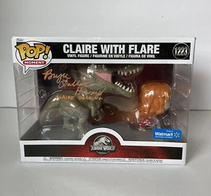 Bryce Dallas Howard Signed Claire With Flare Jurassic World Funko Pop SWAU QR 2 - Picture 1 of 13