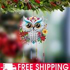 Double Sided Special Shaped Cute Animal Spot Drill Wind Chime for Home Decor