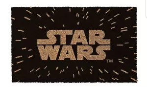 Star Wars - Tür-/Fußmatte Fußabtreter (Space Logo) 17 x 29 Zoll - Bild 1 von 2
