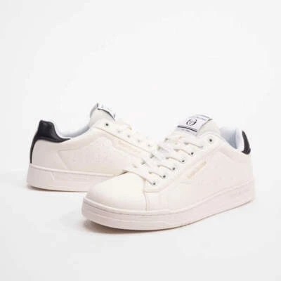 Sergio Tacchini Capri Synthetik Freizeit Sneaker weiß / schwarz