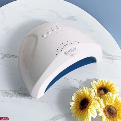 SUNUV UV LED Lámpara de Uñas, SUNone 48W Lámpara de Gel Profesional Secador de Uñas - Imagen 1 de 4